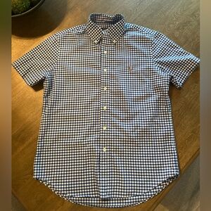Men’s POLO Ralph Lauren Classic Fit Short Sleeve Button Down. Small. Blue. EUC